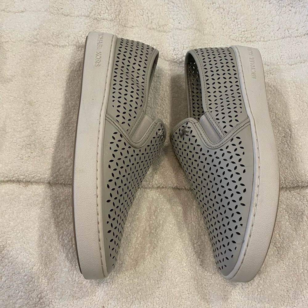 Size 9 Grey slip ones Michael Kor